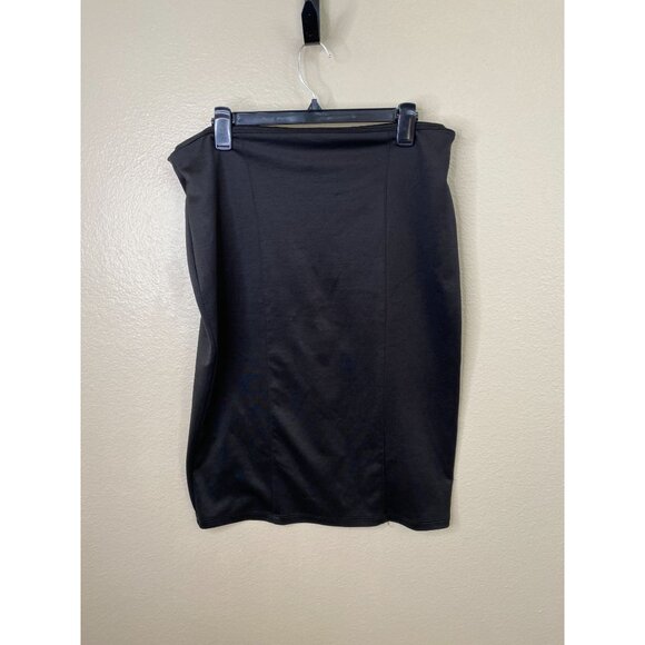 Celine By Champion Womens Black High-Waist Pencil Skirt 2XL Polyester Blend - Picture 2 of 7